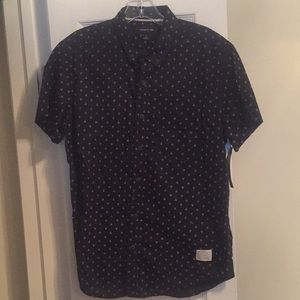 [Adam Levine Collection] Button-Down Short-Sleeve